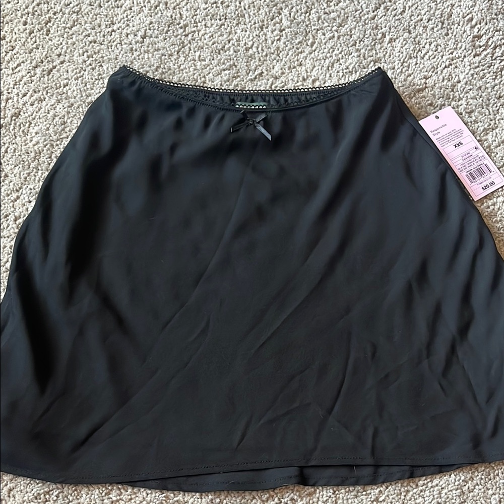 Wild Fable Black A-Line Mini Skirt Casual